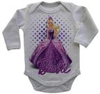 Body Bebe Infantil Barbie Roxa Boneca