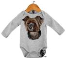 Body Bebe Infantil Cachorro Cao Dog Yorkshire Terrier Raca