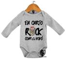 Body Bebe Infantil Eu Curto Rock Com A Vovo
