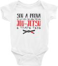Body Bebê Infantil Meu Pai Não treina Jiu-Jitsu o Tempo Todo - TAMANHO M