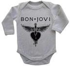 Body Bebe Infantil Roupa Crianca Bon Jovi Banda Rock Antiga Body Bebe Infantil Roupa Crianca Bon Jovi Banda Rock Antiga
