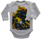 Body Bebe Infantil Roupa Crianca Bumblebee Transformers Robo Carro Body Bebe Infantil Roupa Crianca Bumblebee Transformers Robo Carro
