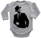 Body Bebe Infantil Roupa Crianca Frank Sinatra Cantor Classico Body Bebe Infantil Roupa Crianca Frank Sinatra Cantor Classico