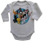 Body Bebe Infantil Roupa Crianca Perna Longa Frajola Taz Mania Patolino Piu Piu Body Bebe Infantil Roupa Crianca Perna Longa Frajola Taz Mania Patolino Piu Piu