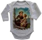 Body Bebe Infantil Roupa Crianca Santo Antonio Jesus Cristo Body Bebe Infantil Roupa Crianca Santo Antonio Jesus Cristo