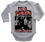 Body Bebe Infantil Roupa Crianca Sex Pistols Banda Rock Antiga Body Bebe Infantil Roupa Crianca Sex Pistols Banda Rock Antiga