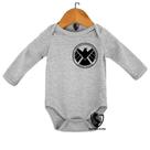 Body Bebe Infantil Shield Simbolo Vingadores Avengers