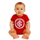 Body Bebê Internacional Vermelho Escudo Oficial Body Bebê Internacional Vermelho Escudo Oficial