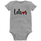 Body Bebê Letras por amor - Foca na Moda