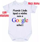 body bebê mamãe igual a minha nem o google acha cód 2850