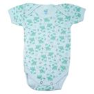 Body Bebê Manga Curta Estampado Dogs Verde - Bruno Baby
