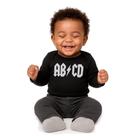 Body Bebê Manga Longa Estampa Rock ACDC Preto - 100% Algodão Body Bebê Manga Longa Estampa Rock ACDC Preto - 100% Algodão
