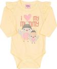 Body Bebê Manga Longa Pessego Serelepe 4823 Body Bebê Manga Longa Pessego Serelepe 4823