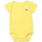 Body Bebê Menina Com Proteção Antiviral - Amarelo-Tamanho PB Body Bebê Menina Com Proteção Antiviral - Amarelo-Tamanho PB