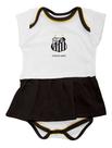 Body Bebe Menina Do Santos Vestido Recem Nascido Oficial - Branco - G (9-6 meses)