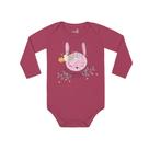 Body bebê menina manga longa Kiko ref 9407