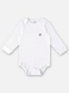 Body Bebê Menino Manga Longa Algodão Branco Up Baby