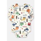 Body Bebê Menino Manga Longa Estampado Máquinas Up Baby Body Bebê Menino Manga Longa Estampado Máquinas Up Baby