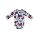 Body Bebê Menino Manga Longa Suedine Carros Inverno Up Baby