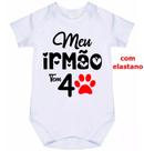 body bebê meu irmão tem 4 patas cód 1731