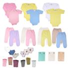 Body Bebê+mijão Liso E Estampado Kit C/27 Roupa Bebê Atacado