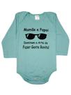 Body Bebê ML (P/M/G) - Mamãe e Papai Dominam a Arte de Fazer Gente Bonita - Barato Bebê - Verde Claro Body Bebê ML (P/M/G) - Mamãe e Papai Dominam a Arte de Fazer Gente Bonita - Barato Bebê - Verde Claro
