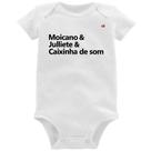 Body Bebê Moicano & Julliete & Caixinha de Som - Foca na Moda