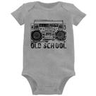 Body Bebê Old School Boombox - Foca na Moda