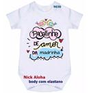 body bebê pacotinho de amor da madrinha cód 9030