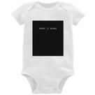 Body Bebê Paint it Black - Foca na Moda Body Bebê Paint it Black - Foca na Moda