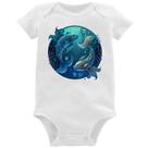 Body Bebê Peixes Sígno - Foca na Moda