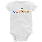 Body Bebê Reações Facebook Eita! - Foca na Moda