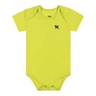 Body Bebê Recem Nascido Charpey Verde Neon Roupa Maternidade Camiseta MangaCurta Gola Redonda Macia