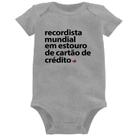 Body Bebê Recordista mundial em estouro de cartão - Foca na Moda
