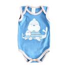 Body Bebê Regata 100% Algodão Bicho Molhado Foca Marinheiro