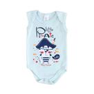Body Bebê Regata 100% Algodão Bicho Molhado Little Pirate