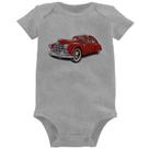 Body Bebê Retro Classic Red Car - Foca na Moda