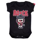 Body Bebê Rock Baby Preto Art Rock
