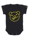 Body Bebê Rock Bearvana Preto Art Rock