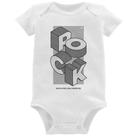 Body Bebê Rock & Roll will never die - Foca na Moda Body Bebê Rock & Roll will never die - Foca na Moda