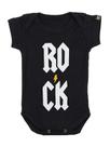 Body Bebê Rock Vert Preto Art Rock