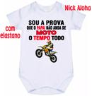 body bebê sou a prova que o papai não anda de moto o tempo todo cód 2100