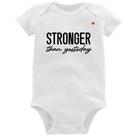 Body Bebê Stronger than yesterday - Foca na Moda