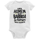 Body Bebê Um homem sem barriga é um homem sem história - Foca na Moda