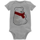 Body Bebê Urso Polar - Foca na Moda Body Bebê Urso Polar - Foca na Moda