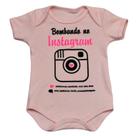Body Bebe Verão Temático Menino Menina Frase 100% Suedine