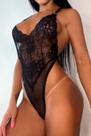 Body Bella Ajustável Super Sexy De Tule E Renda