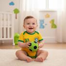 Body Bodie Bebe Nenem Roupa Brasil Copa Time Futebol Gol