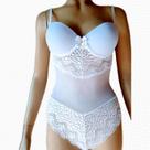 Body/bore Feminino C/ Bojo Renda Tule Linha Sensual 539 Dornelas