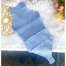 Body Bory Roupa Feminina Gola Alta Modal Tricô Verão 2024 Realize Tricot